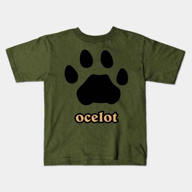 Ocelot Kids T-Shirt by ProcyonidaeCreative